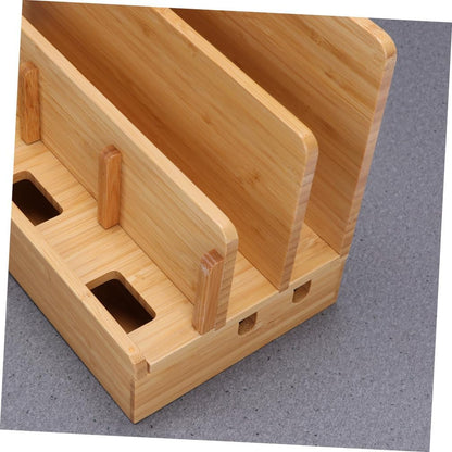 Cellphone Holder Xmas Wood Charge Station for Smartphones and Tablets