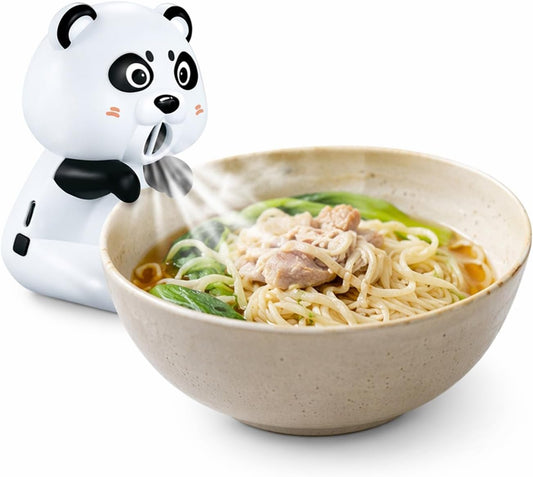 Cooling Clip-On Mini Fan 3 Speed Hands Free Food Cooling (Panda) (StyleB)