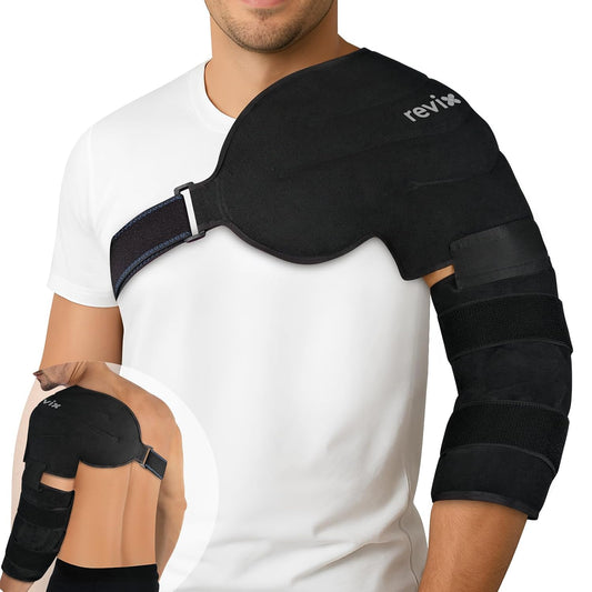 REVIX Arm Ice Pack Wrap for Pitcher & Athelete, Shoulder and Elbow Ice Pack