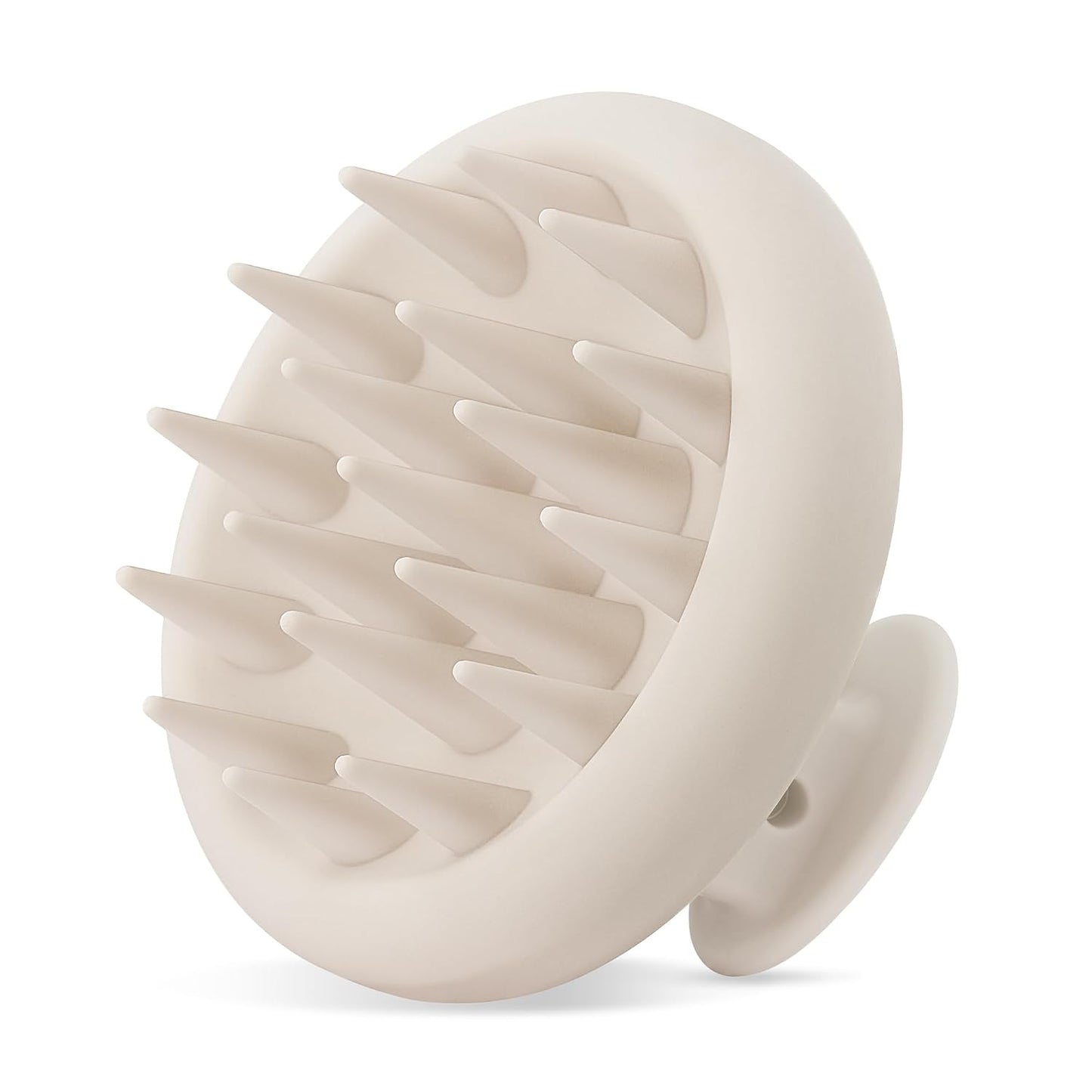 HEETA Scalp Massager Hair Growth, Scalp Scrubber with Soft Bristles, Integrated Silicone Design, Exfoliator for Dandruff Removal & Relaxation, Shampoo Brush Fit Wet Dry Hair Use, Black