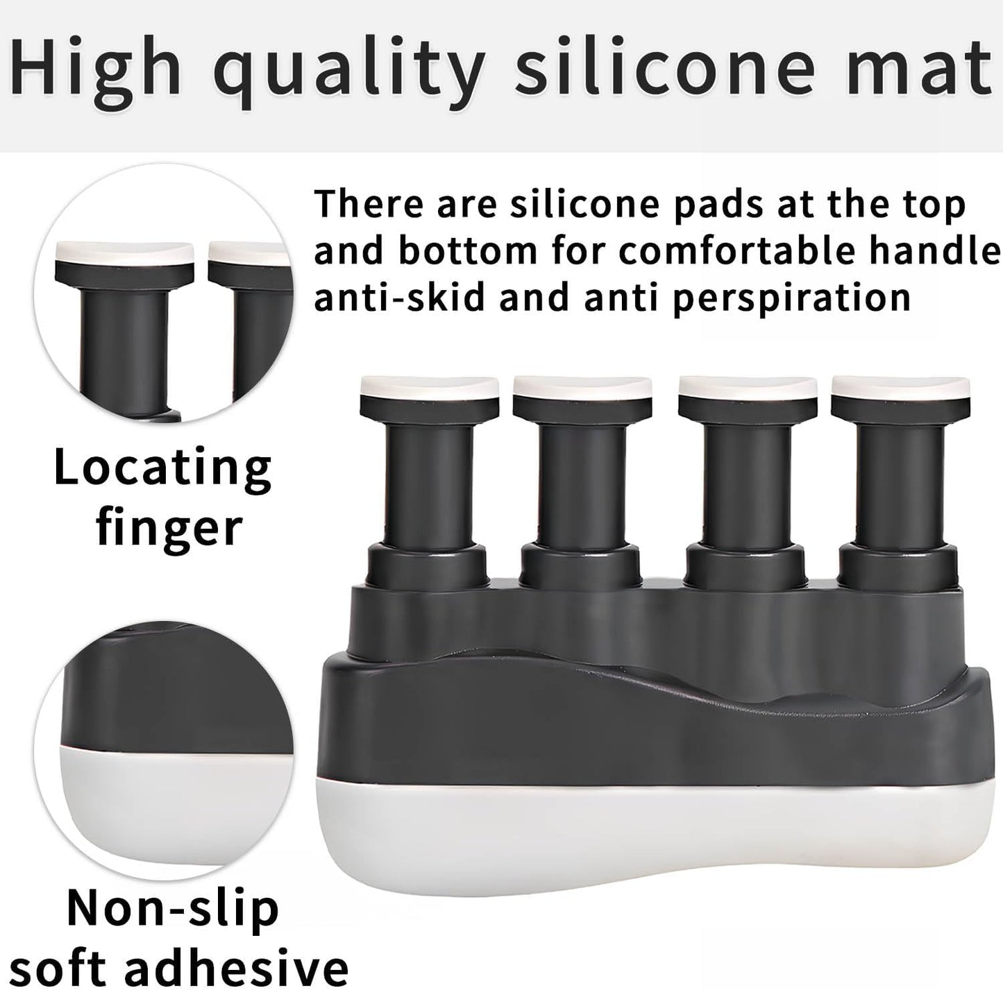 Finger Strengthener,Finger Exerciser and Hand Strengthener Rehab for Musician,Rock Climbing,Comfortable Conditioning