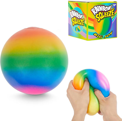 Giant 4 Inches Jumbo Stress Balls for Adults Anxiety Relief, Nedoh Balls Squishy Balls Fidget Squeeze Squish Big Ball for Anti-Stress