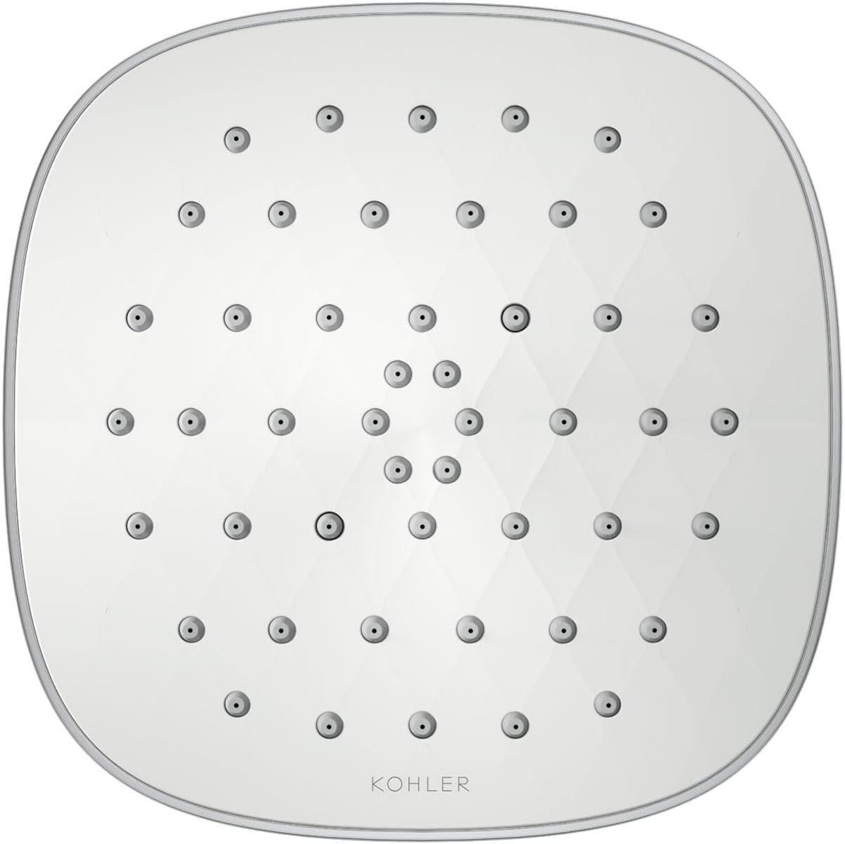 KOHLER 33631-Y-BN Cinq Round Single-Function Filtered Showerhead, Five-Layer Filtration, 2.5 GPM, Full Coverage Spray, Premium Durable Material, Vibrant Brushed Nickel
