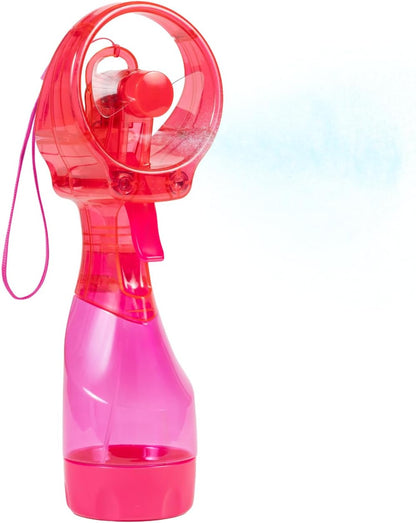 O2COOL Deluxe Handheld Misting Fan Battery Powered Green
