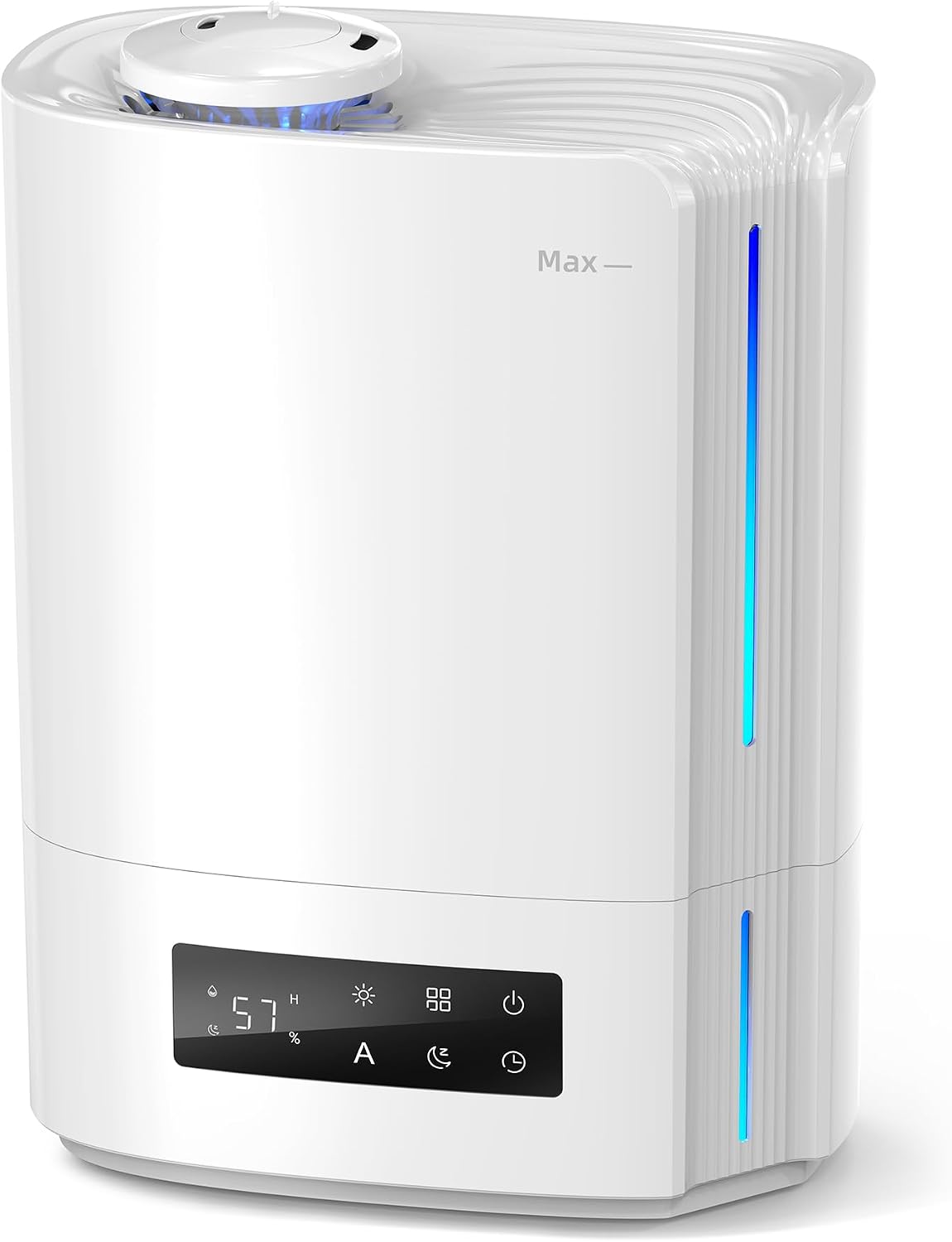BREEZOME 6L Humidifiers for Bedroom Large Room & Essential Oil Diffuser, Ultrasonic Top Fill Cool Mist Humidifiers for Baby, Plants, Nursery Last up to 60 Hours, Smart Humidistat Control, Quiet, Black