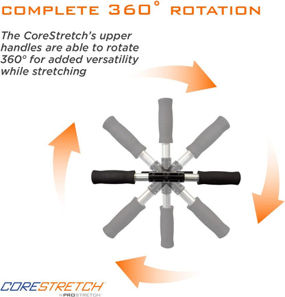ProStretch CoreStretch, Adjustable Upper and Lower Back Stretcher, Physical Therapy Tool for Back Pain Relief and Shoulder Stretching