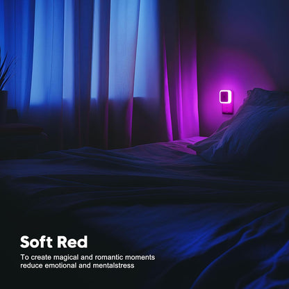 Sujeet Night Light, Night Lights Plug into Wall,Nightlight Plug in Night Light, Dusk to Dawn Night Lamp Led Night Lights for Adults Bedroom, Bathroom, Hallway (Amber)
