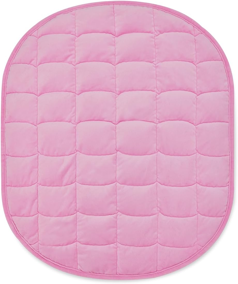 TONGDADA Weighted Lap Blanket 7lbs for Adult,Perfect for Relaxation, Lounging, Napping, Sleeping & Travel,Luxury Minky Weighted Body Blanket,Weighted Throw Blanket-Dark Grey Minky Dot, 29" x 24"