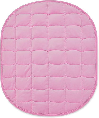 TONGDADA Weighted Lap Blanket 7lbs for Adult,Perfect for Relaxation, Lounging, Napping, Sleeping & Travel,Luxury Minky Weighted Body Blanket,Weighted Throw Blanket-Dark Grey Minky Dot, 29" x 24"