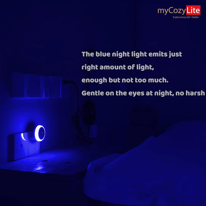 Amber Night Light Plug in, Dusk to Dawn Sensor, Blue Light Blocking, Automatic Nightlight, Energy Efficient, 2 Pack LED Night Lights Plug into Wall, for Bathroom, Bedroom, Kitchen, Hallway, Stairway