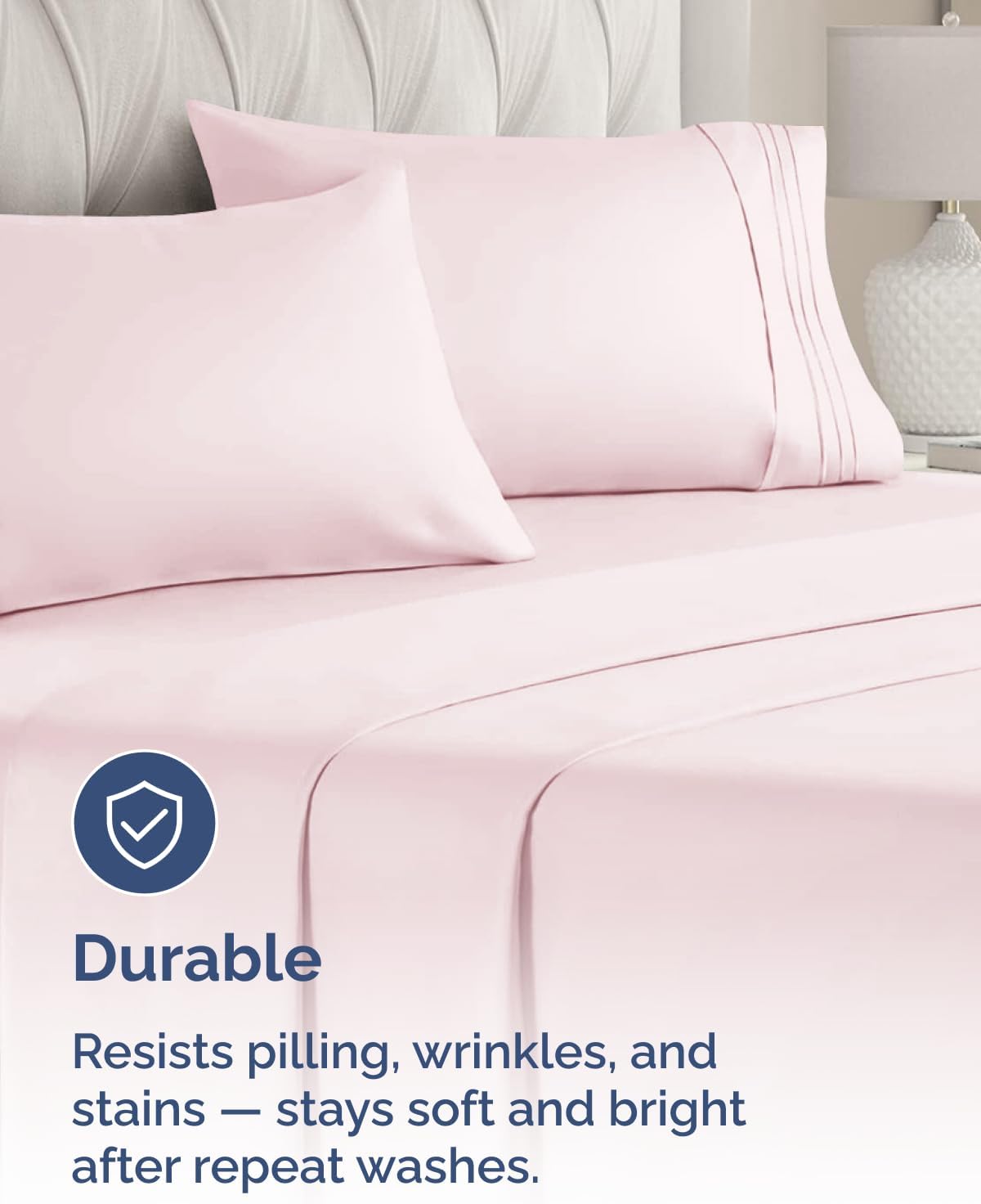 Standard Pillow Cases Set of 10 - Ultra Soft Hotel Quality Pillowcase Covers - Comfy, Cozy & Wrinkle Free - Shrink, Stain and Fade Resistant - Machine Washable Pillow Protectors - 10 Pcs Set - White - Colors A