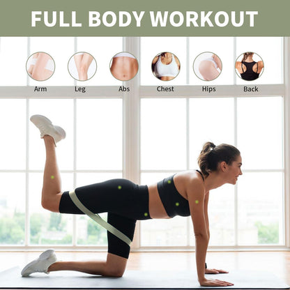 KANGFITER Non-Slip Fabric Resistance Bands for Working Out 3 Levels