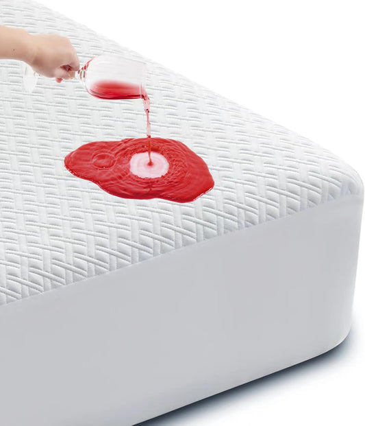 Cozymaker Queen Size 100% Waterproof Mattress Protector with Deep Pockets