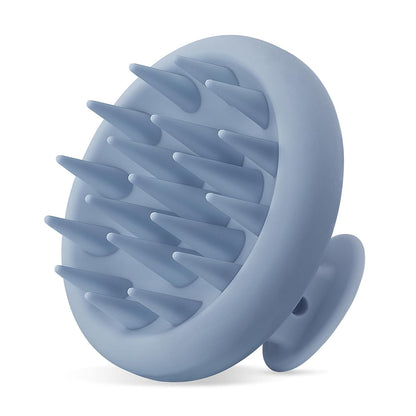 HEETA Scalp Massager Hair Growth, Scalp Scrubber with Soft Bristles, Integrated Silicone Design, Exfoliator for Dandruff Removal & Relaxation, Shampoo Brush Fit Wet Dry Hair Use, Black