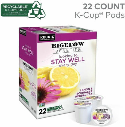 Lemon & Echinacea Herbal Tea K-Cup Pods, 22 Count