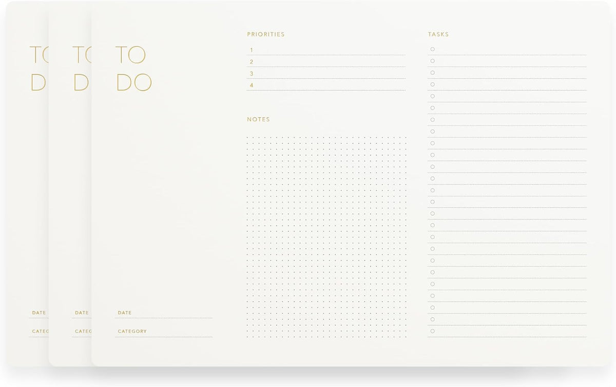 Daily Planner Notepad, A4, 52 Sheets, Undated,Time Blocking,Hourly Schedule