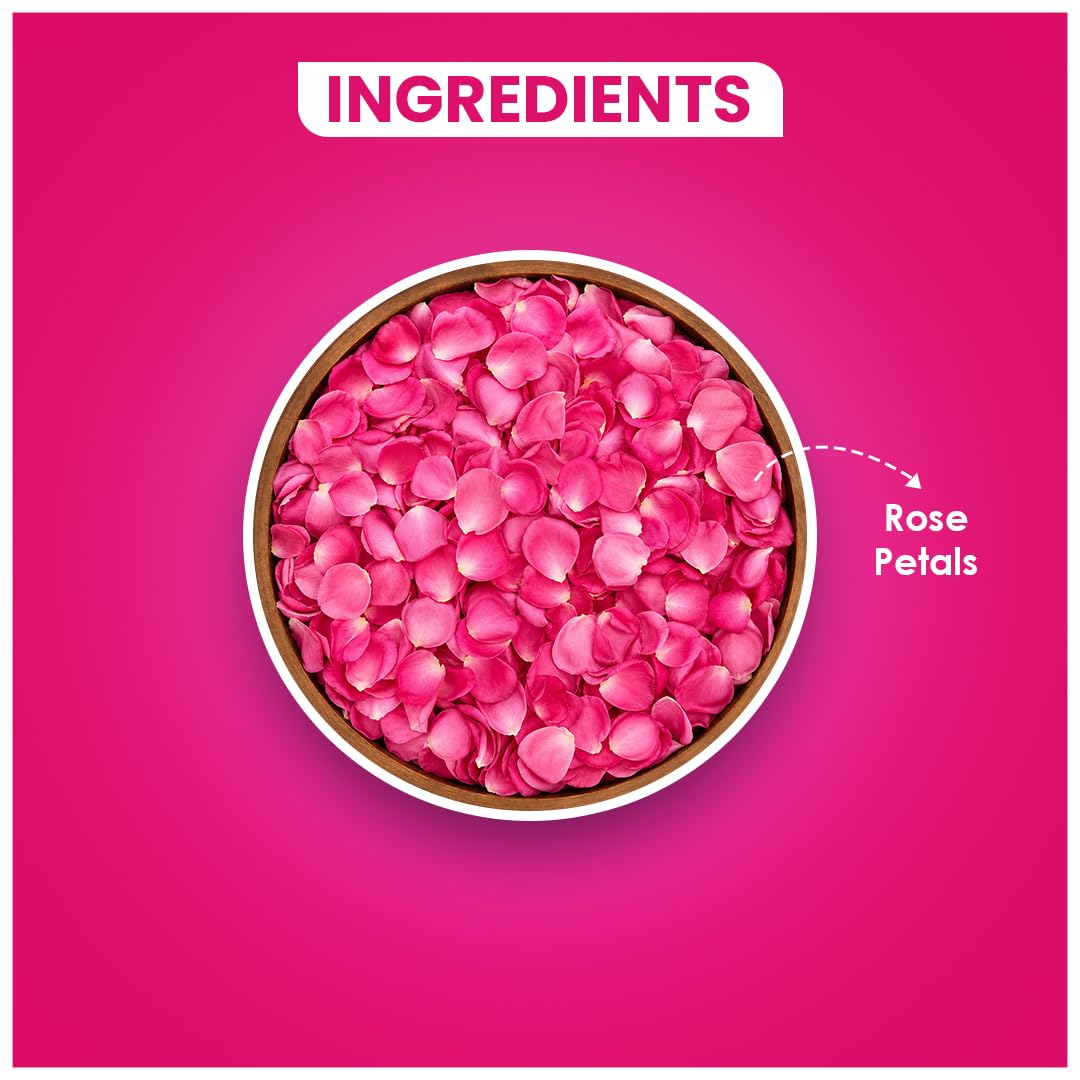BLUE TEA - Rose Tea - 0.88 Oz (25 Cups) Loose | Rich in Vitamin-C - For Hair & Skin | Natural Sun Dried | Caffeine Free - Flower Based - Herbal Tea - Vegan | Pet Jar