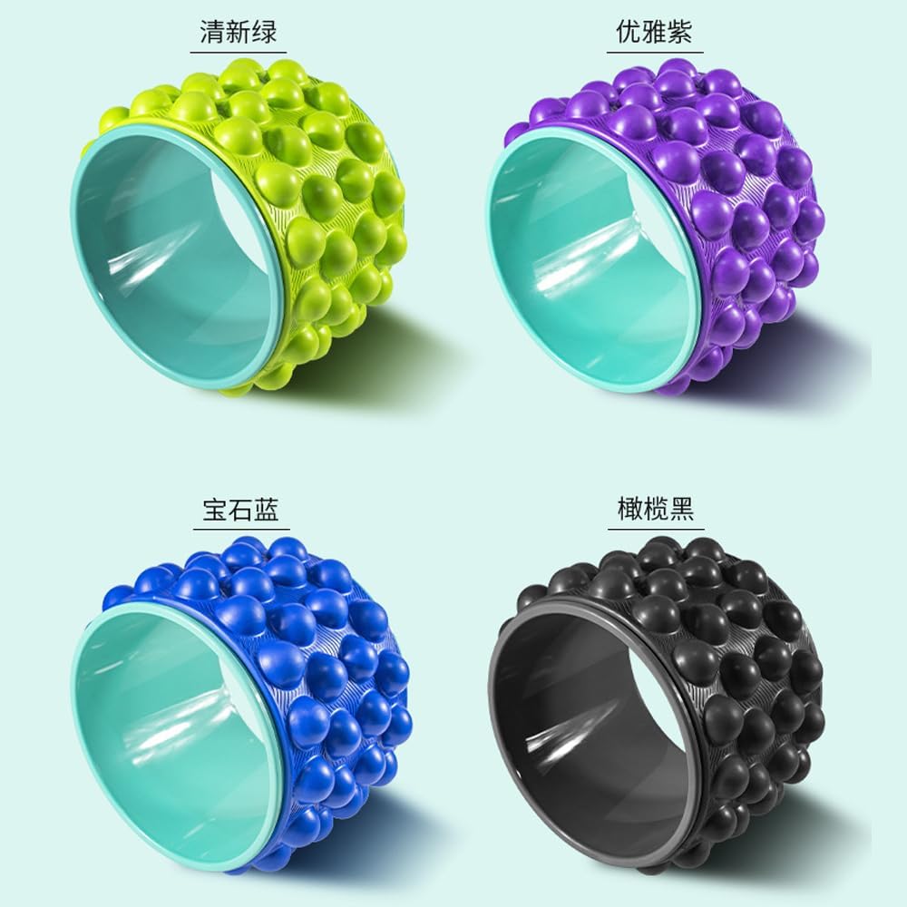 Yoga Wheel,Back Roller,Back Cracking Device,Foam Roller for Back,Yoga Wheel for Back Stretcher,Back Roller Foam