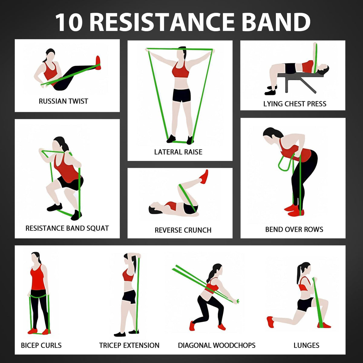 Resistance Bands for Pull Up Assist, Stretch Bands & Exercise Workout Set