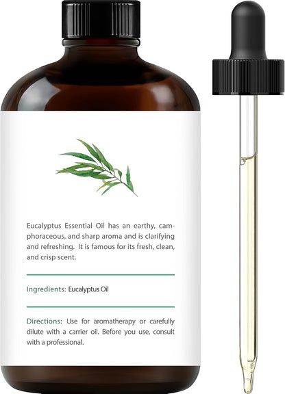 Handcraft Blends Eucalyptus Essential Oil - Huge 4 Fl Oz
