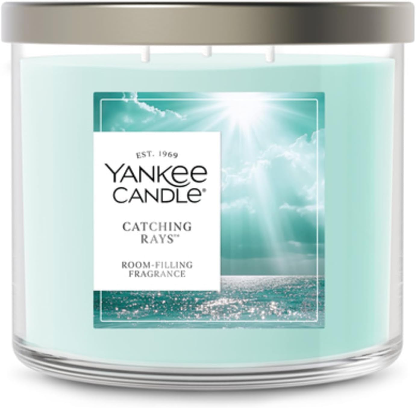 Yankee Candle Sage & Citrus, Scented Candle, 14.5oz 3-Wick Candle Jar with up to 40 Hours Burn Time, Giftable