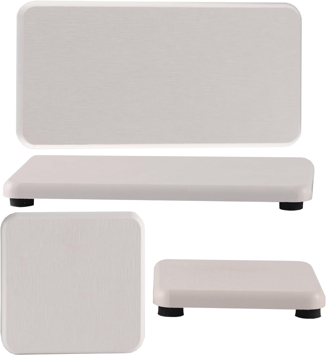 NiuYichee Set of 4 Water Absorbent Diatomite Coasters, Dish Soap Stone Tray
