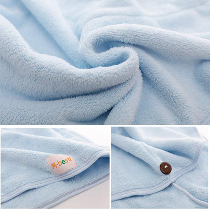 M-bestl 2 Pack Microfiber Hair Towel Wrap,Hair Drying Towel with Button,Quick Dry Hair Towel Turban for Women,Absorbent Anti-frizz Head Towel for Long Thick Curly Hair(Pink&Beige)
