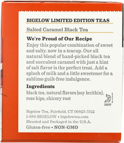 Bigelow Tea Black Tea 6 Flavor Variety Pack, Caffeinated Tea with Mint, Lemon, Constant Comment, English Teatime, Earl Grey, and Vanilla Chai, 20 Count Box (Pack of 6), 120 Total Tea Bags