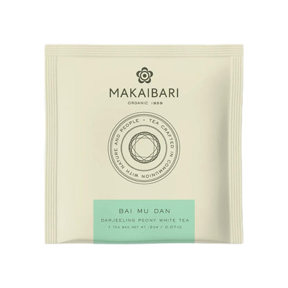 Makaibari Tea Treasures -Makaibari Darjeeling Tea Bai Mu Dan Darjeeling Peony White Tea, 25 tea bags