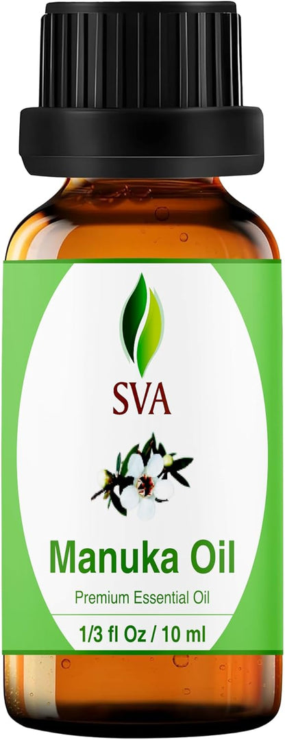 SVA Lavender Essential Oil 4 Fl Oz – for Diffuser, Skin & Hair Care – Ideal for Massage & DIY Blends – with Dropper