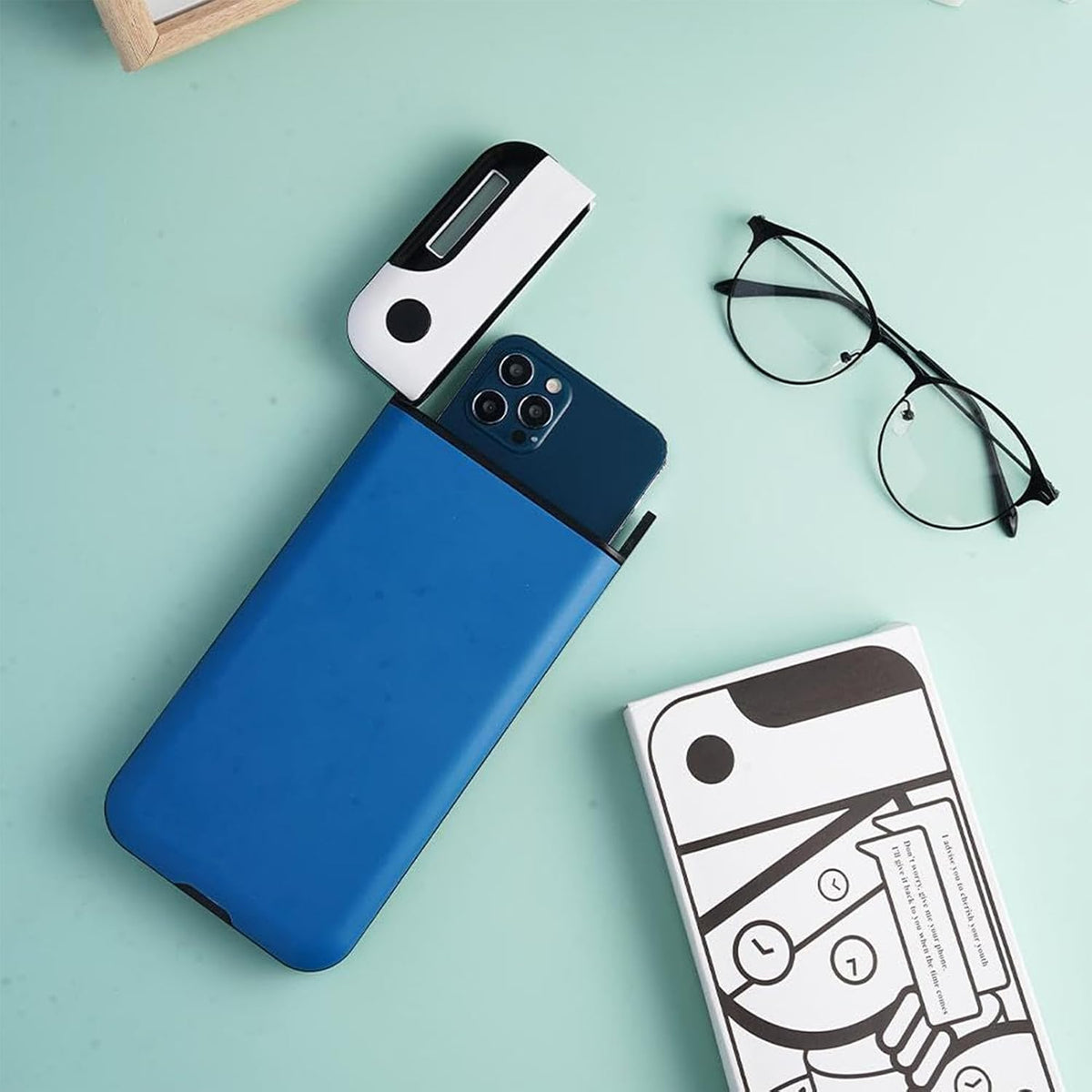 Timed Lock Box For Phone Battery Powered Self-Control Lightweight