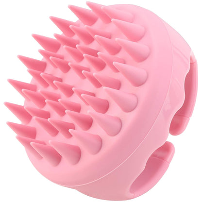 3 Pcs Silicone Scalp Massager & Shampoo Brush, Handheld Scalp Scrubber Cleansing Brush for Shower