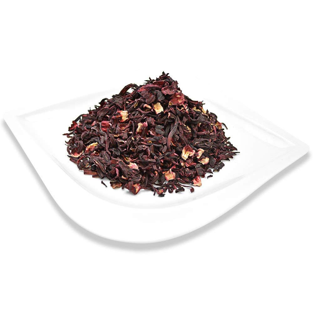 Positively Tea, Organic Hibiscus, Herbal Tea, Loose Leaf, 16 Ounce