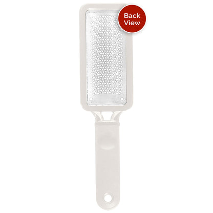 Microplane Colossal Foot File Scraper - The Original Stainless Steel Foot Rasp, Dead Skin/Callus Remover for Feet, Gentle Foot Scrubber, Pedicure Tools for Salon-Quality Foot Care, Black