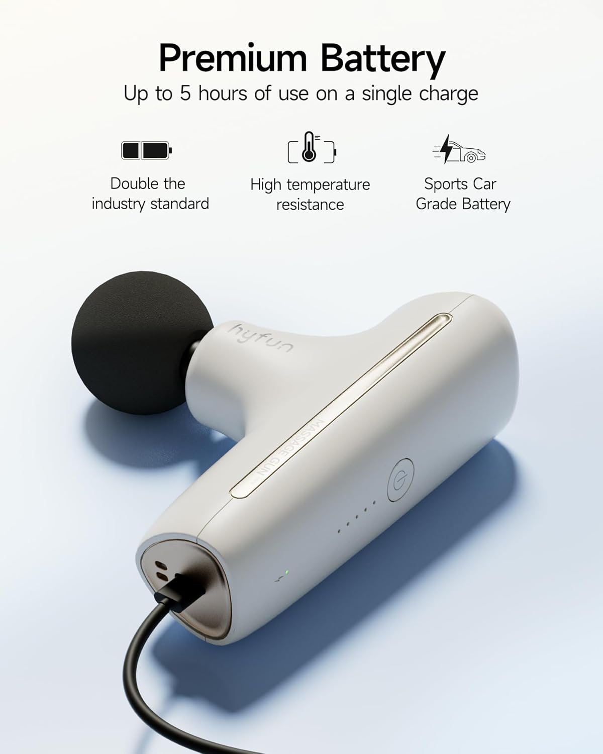 H1 Super Mini Massage Gun, Compact Portable Deep Tissue Massage Gun, Pocket-Sized Sports Travel Massager, Percussion Muscle Massager Gun for Home, Gym, Office, Black