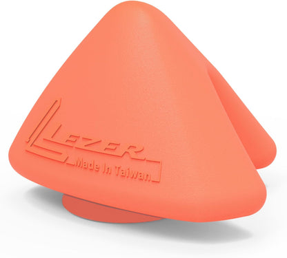 LEZER, Trigger Massage Point, Manual Massage Ball, Muscle Knots Relief Tool, Myofascial Release, Physical Therapy, Plantar Fasciitis, Set of 2 (Orange Trigger and Black Ball)