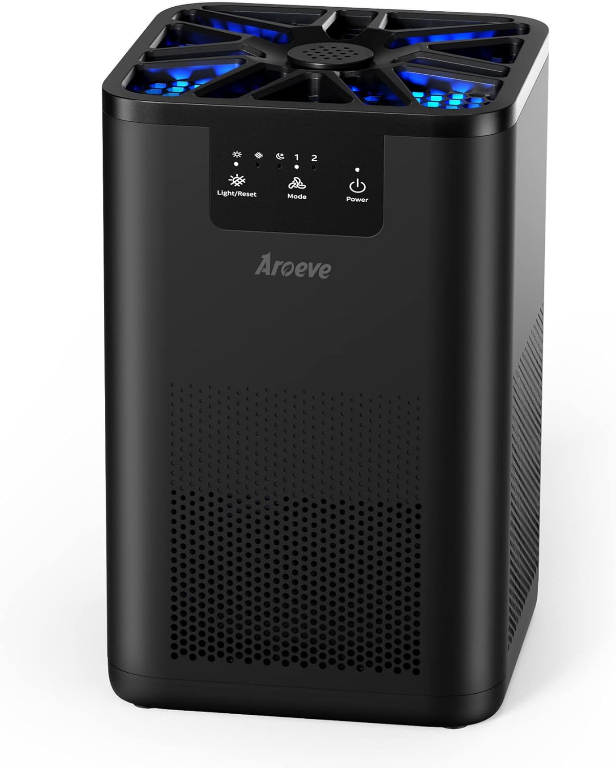 AROEVE Air Purifiers for Bedroom Air Purifier With Aromatherapy Function For Pet Smoke Pollen Dander Hair Smell 20dB Air Cleaner For Bedroom Office Living Room, MK06- White(Available for California)