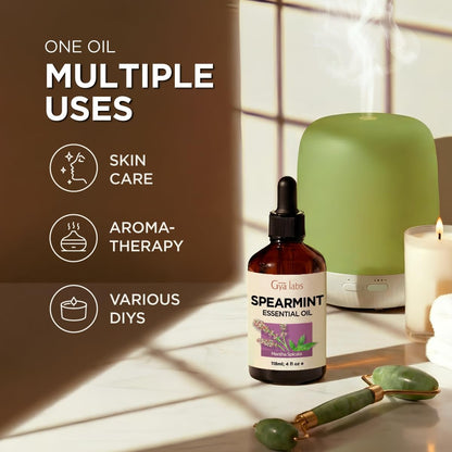 100% Pure Lavender Essential Oil - 0.34 Fl Oz - Lavender Oil for Hair, Skin, Diffuser, Aromatherapy & DIY Candle Making Scent