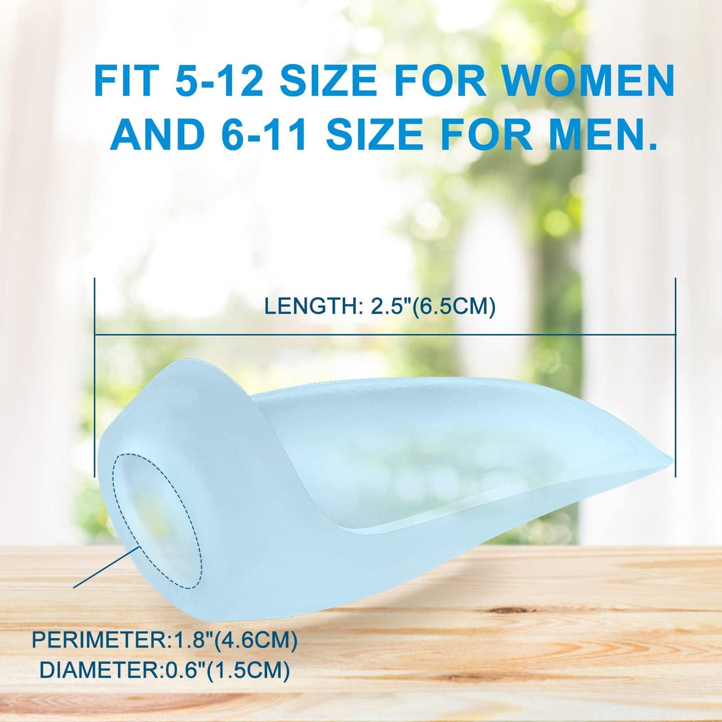 Promifun Gel Bunion Protector Shield, 10 Pack of Bunion Pads and Cushions, Bunion Guard for Big Toe, Relieve Foot Pain from Friction, Rubbing and Pressure - Clear