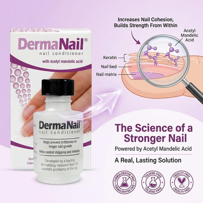 Nail Strengthener & Cuticle Cream Set - Fingernail Care Kit with Liquid Nail Strengthener & Cutemol Cream (11.5g Sample) Healthy Growth - Repair for Brittle, Damaged, Thin, & Peeling Nails