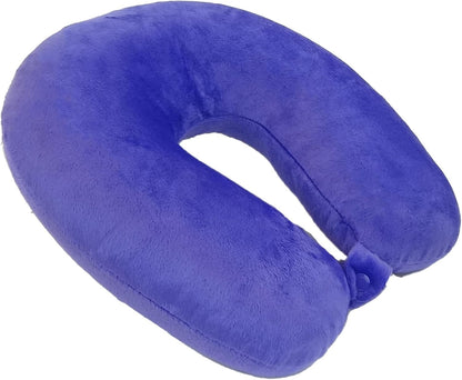 Wolf Essentials Adult Cozy Soft Microfiber Neck Pillow for Travel – Compact, Machine Washable - Perfect for Airplane, Car, or Home Use - Filled and Finished in The USA – Charcoal