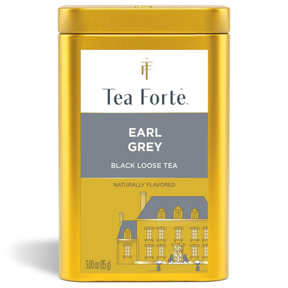 Tea Forte Earl Grey Loose Leaf Tea Canister