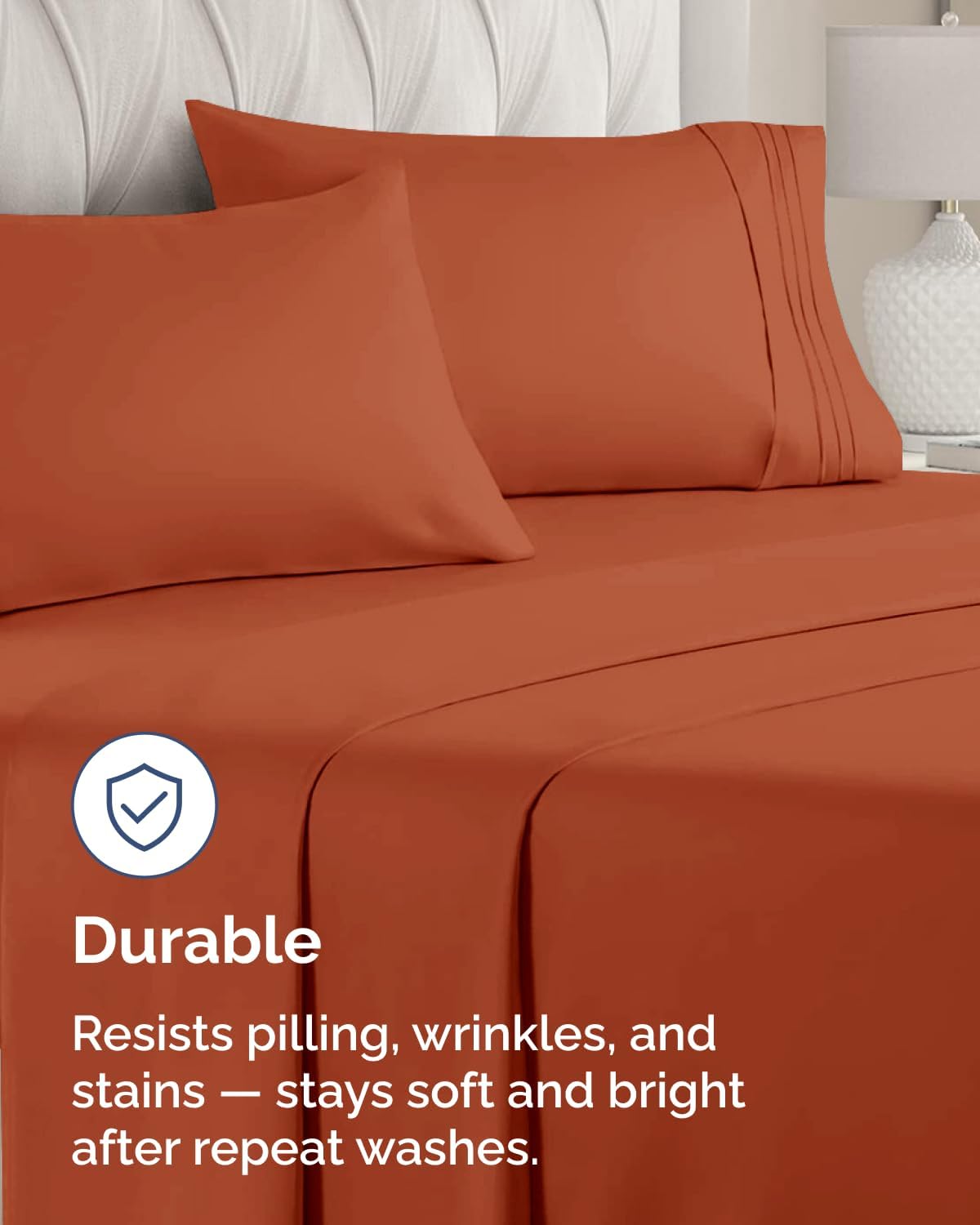 Standard Pillow Cases Set of 10 - Ultra Soft Hotel Quality Pillowcase Covers - Comfy, Cozy & Wrinkle Free - Shrink, Stain and Fade Resistant - Machine Washable Pillow Protectors - 10 Pcs Set - White - Colors A