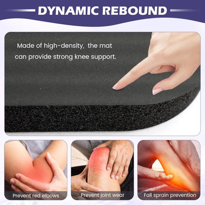 Yoga Knee Pad,High Density Foam NBR Material Yoga Knee Cushion,Clear Up Pain During Exercise,Exercise Pads for Knees Elbows Wrist,Ideal for Pilates and Planks
