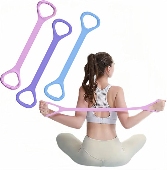 Figure 8 Fitness Resistance Bands with Handles for Working Out