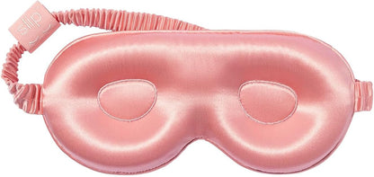slip Contour Sleep Mask | 100% Pure Mulberry Silk, Ultra Soft | Contoured Design, Prevents Eye Pressure | Adjustable Strap, Ideal for Travel - Black