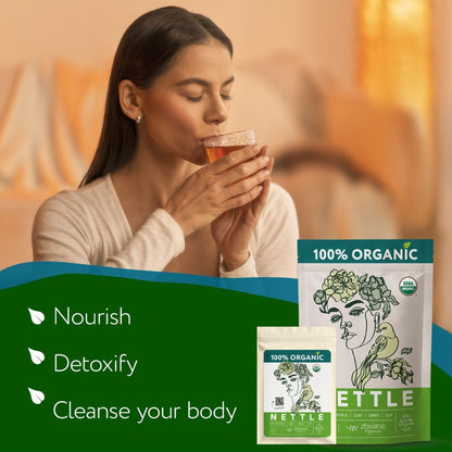 Organic Lemon Balm Leaves (4oz.) - Lemon Balm Tea Loose Leaf Organic - Melissa Tea - Te de Tolonjil - Natural Support for Stress Response, Sleep, Digestion