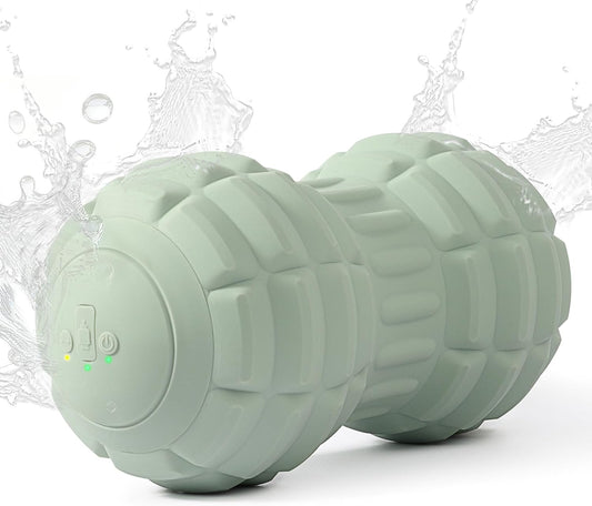 Silicone Vibrating Peanut Massage Ball with 4 Intensities