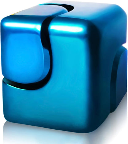 Fidget Spinner Toys Cube Adults Metal Fidgets Cool Stuff Desk Gadgets Office Toy for Teen Boy Small Anxiety Figette Sensory Toy ADHD Tool Fingears Figet Stress Gifts Easter Basket Stuffers Teen Boys