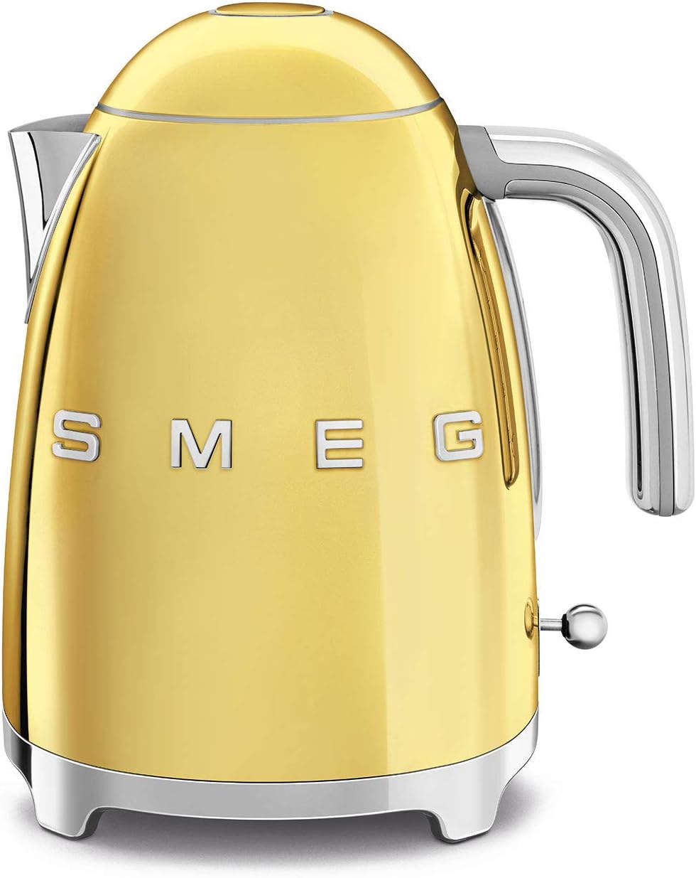 SMEG KLF03 Electric Kettle 1.7L (7 Cup), Retro Hot Water Boiler for Tea & Coffee, Fast Boiling, Auto Shut-Off, Soft Open Lid, 360° Swivel Base Countertop Kettle – Matte Champagne